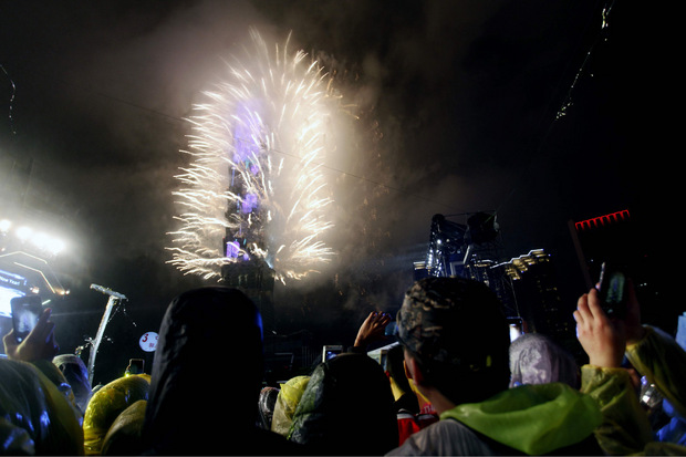 Auch in Taipeh wurde 2019 mit einem Feuerwerk begrüßt.