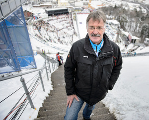 OK-Chef Alfons Schranz erwartet sich für heute gute, aber winterliche Bedingungen und bis zu 18.000 Zuschauer im Stadion.