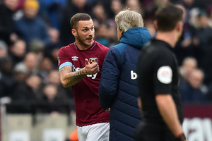 Arnautovic war mit seiner Auswechslung nicht einverstanden.