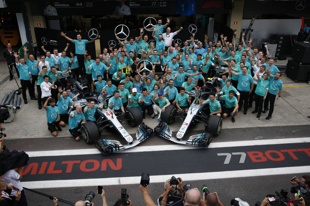 Mercedes jubelte 2018 über den fünften WM-Titel in Serie.
