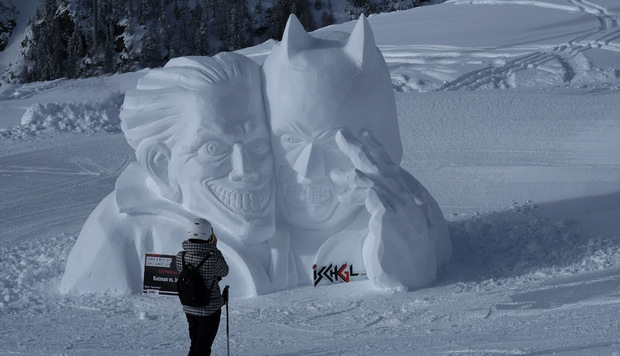 "Das Duell zwischen Batman und Joker" von Ivan Holzknecht und Armin Rifesser.