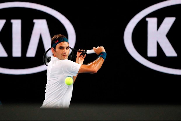 Roger Federer gewann am Freitag in Melbourne 6:2, 7:5, 6:2 gegen den Amerikaner Taylor Fritz.