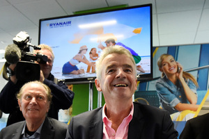 Ryanair-Chef Michael O'Leary bei der Aktionärsversammlung am Donnerstag.