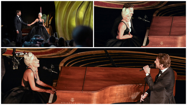 "Das war magisch": Lady Gaga und Bradley Cooper bei den Oscars.