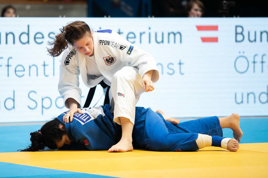 Beim Judo Grand Prix von Marrakesch musste sich die Tirolerin Bernadette Graf (JZ Innsbruck/weiß) mit Platz fünf begnügen.