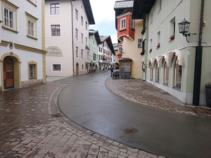 Die Innenstadtpflasterung.