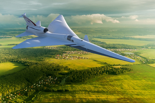 In drei Jahren soll die X-59 („Quiet Supersonic Transport“) erstmals abheben.
