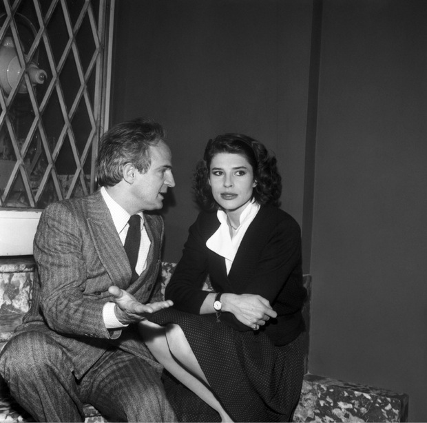 Fanny Ardant mit François Truffaut,