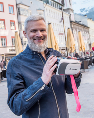 Thomas Jabinger führt uns und passt auf uns auf.