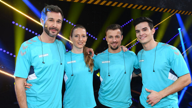 Das "Team Türkis" (v.l.): Jochen Schropp, Saskia Neville, Sascha Klein und Lorenz Wetscher.