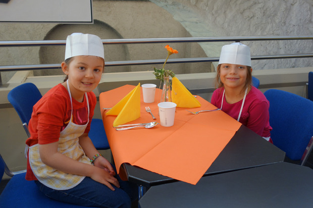 Die kleinen Besucher hatten sichtlich Spaß.