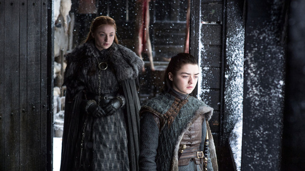 Sansa und Arya sind nach Jahren wieder auf Winterfell vereint.