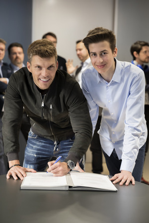 Runtastic-App-Gründer Florian Gschwandtner hat die Idee des 15-Jährigen überzeugt.