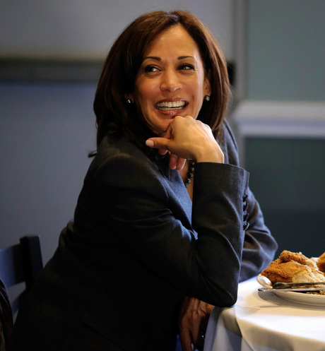 Spricht Frauen und Minderheiten an: K. Harris.