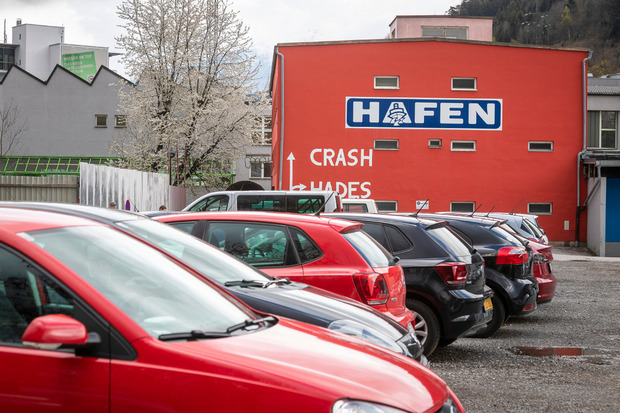 Auch der große Parkplatz wird aufgelassen.