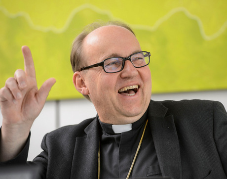 Bischof Glettler bereitete der TT-Chat auch sichtlich Freude.