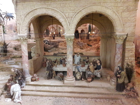 In der Johanneskirche steht die Fastenkrippe