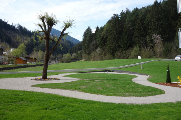 Ganz neu geschaffen wurde auch ein „demenzgerechter“ Garten.