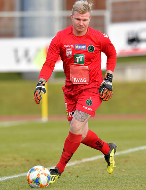 Wacker-Goalie Knett.