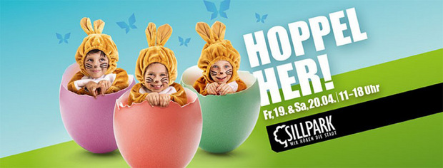 Viel los am Osterwochenende im Sillpark.