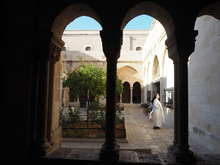 Eine Nonne in Bethlehem