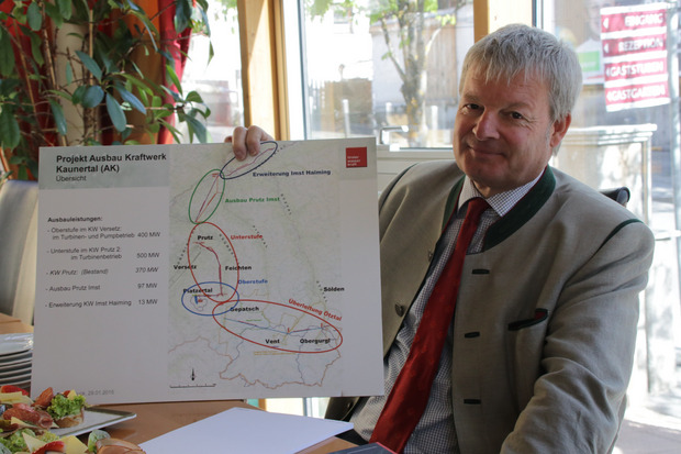 Die Tiwag folgt der österreichischen Energiestrategie und hält an ihren Ausbauplänen fest.