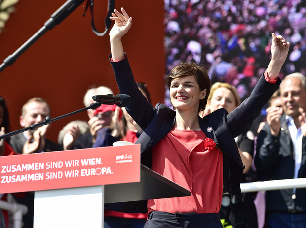 SPÖ-Parteichefin Pamela Rendi-Wagner war Abschlussrednerin.