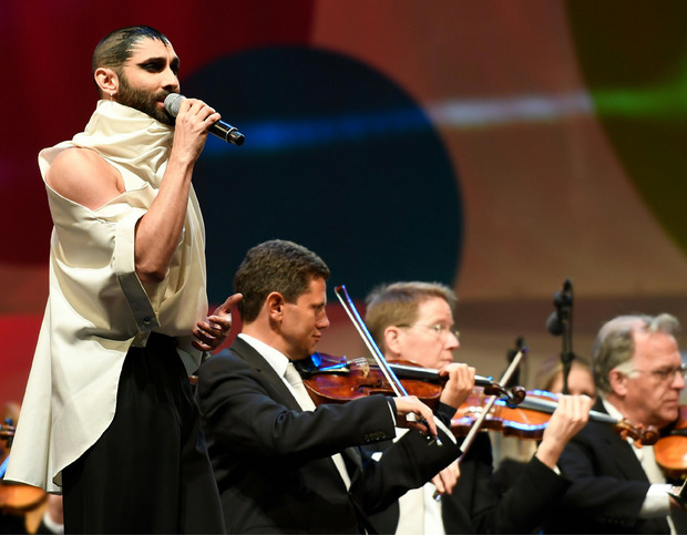 Conchita sang Beethovens "Ode an die Freude".