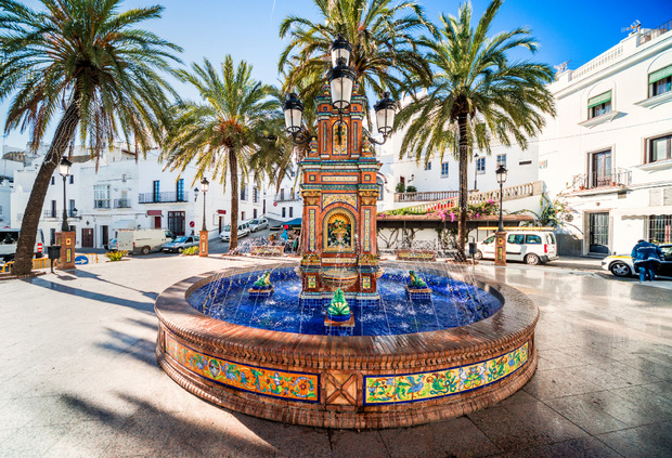 Eines der schönsten Dörfer der Küste, Vejer de la Frontera, liegt nicht direkt am Wasser.
