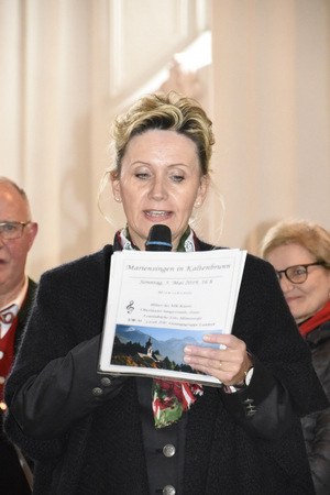 Koordinatorin Christa Mair-Hafele führte durch das Programm.
