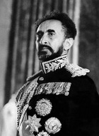 Haile Selassie (1892-1975), letzter Kaiser Äthiopiens.