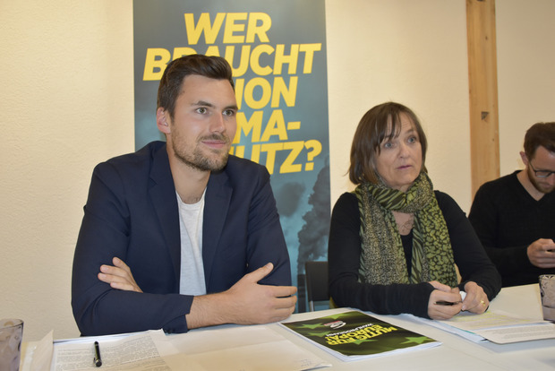 LA Michael Mingler umriss die Anliegen der Grünen.