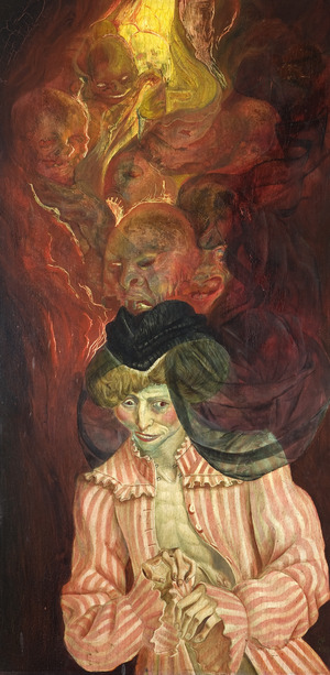 „Die Irrsinnige“ von Otto Dix ist das erste Mal in Österreich zu sehen.