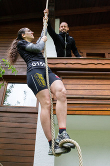 Rainer Eitzinger ist für Petra Gruber nicht nur ihr Lebenspartner. Der Stanser ist auch ihr Trainer.