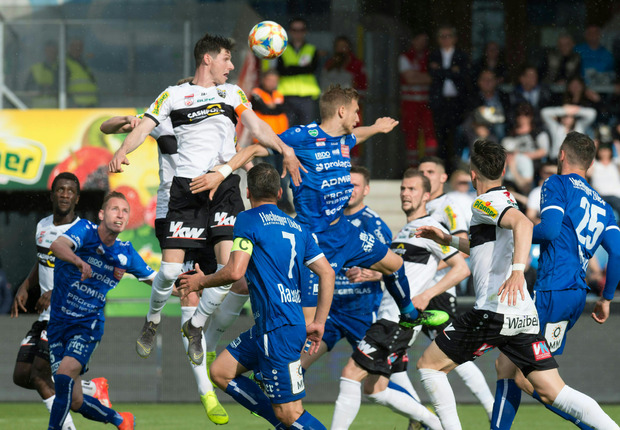 Altach war gegen Hartberg klar obenauf.