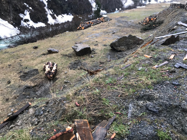 Das Wetter erschwert die Berurteilung der Lage durch den Landesgeologen.