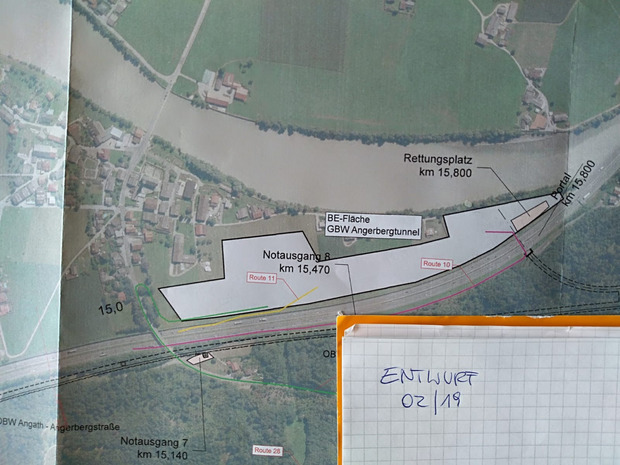 Für die Großbaustelle werden acht Hektar Grund benötigt.