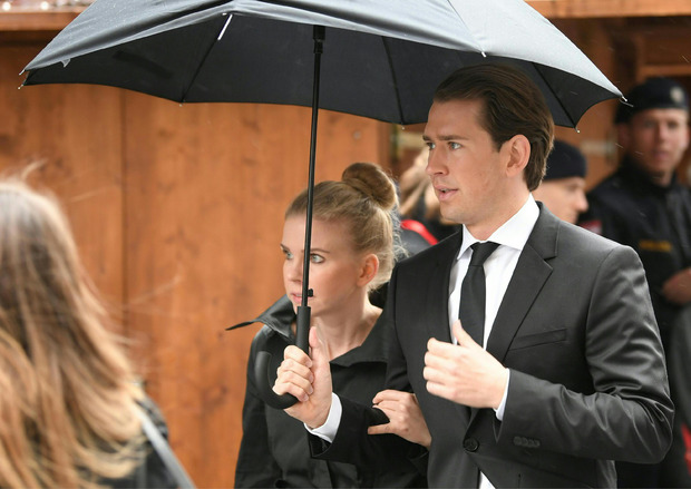Ex-Kanzler und ÖVP-Obmann Sebastian Kurz mit Freundin Susanne.