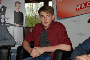 „Beim Berufsfestival habe ich das Hotel Jungbrunn kennen gelernt und erste Kontakte geknüpft", so Martin Frischauf
(Kochlehrling).