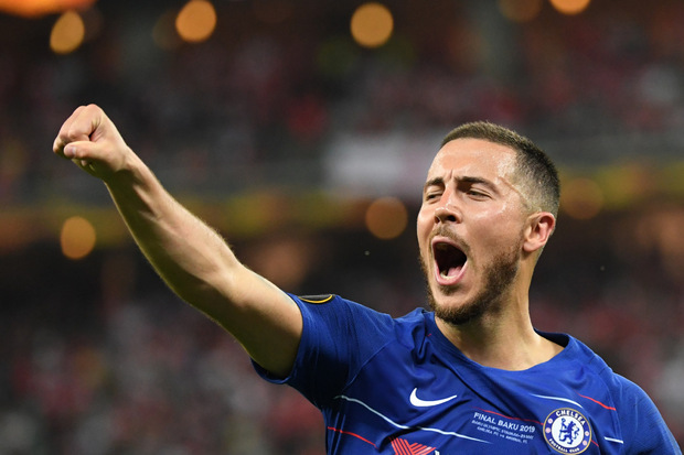 Eden Hazard war in Baku mit zwei Treffern und einer herausragenden Leistung der Mann des Spiels.