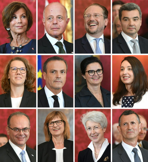 Das Kabinett Bierlein.