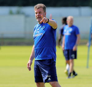 Mit Trainer Dieter Hecking soll der HSV den Aufstieg schaffen.