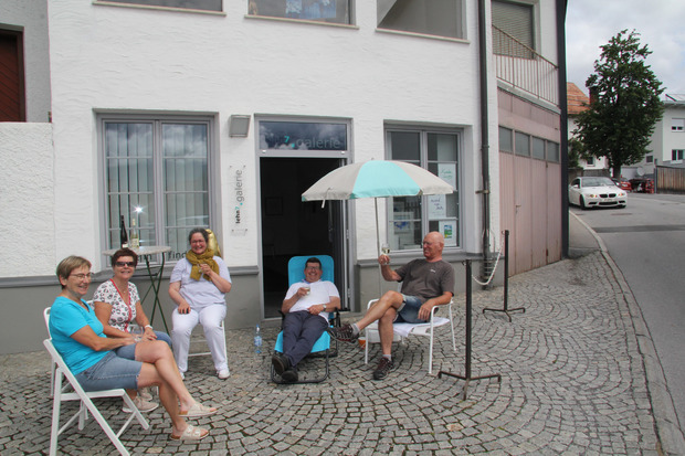 Anrainer genossen die Ruhe.