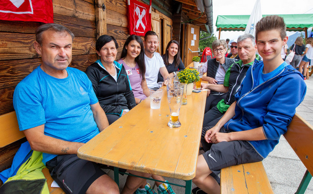 Auch Familie und Freunde durften bei der Feier nicht fehlen.