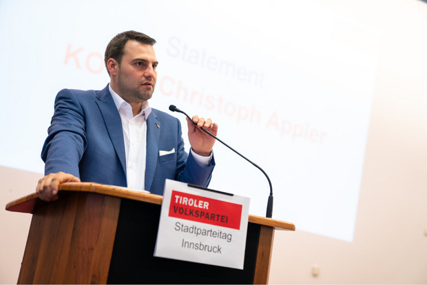 Christoph Appler - VP-Klub- und Stadtparteiobmann.