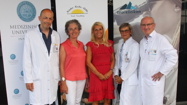 Roman Crazzolara, Christine Bandtlow, Ursula Mattersberger, Alexandra Kofler und Thomas Müller. (v. li. n. re.)