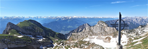 Die Rofanspitze.