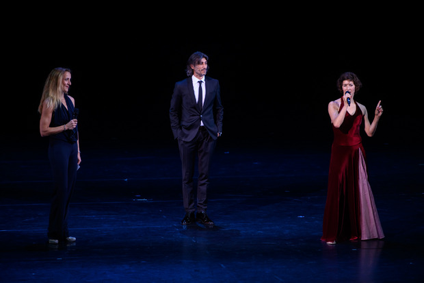 Jubiläumsbotschaft. Ballettmeisterin Martine Reyn (l.) und Ex-Tänzerin Marie Stockhausen ziehen unterhaltsam Bilanz über die Ära Gasa Valga.
