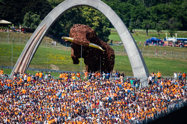 Die niederländischen Fans waren am Red-Bull-Ring einmal mehr in der Überzahl.