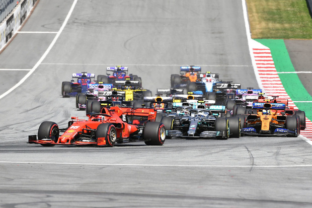 Der Start beim Grand Prix von Österreich blieb ohne Zwischenfälle.
